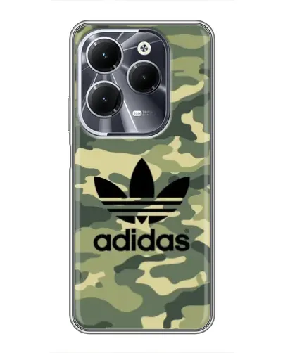 Чехол для Infinix Hot 40 с картинкой «Милитари стиль Adidas» Чехол для Infinix Hot 40 с картинкой «Милитари стиль Adidas»