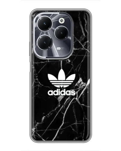 Чехол для Infinix Hot 40 с картинкой «Белый мрамор Adidas» Чехол для Infinix Hot 40 с картинкой «Белый мрамор Adidas»