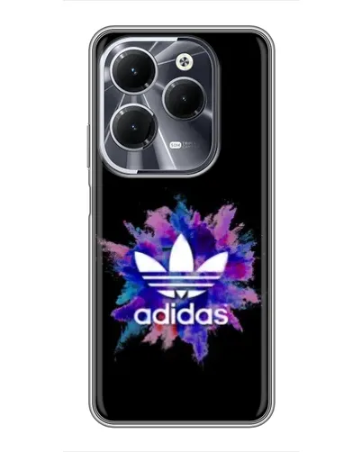 Чехол для Infinix Hot 40 с картинкой «Взрыв красок Adidas» Чехол для Infinix Hot 40 с картинкой «Взрыв красок Adidas»
