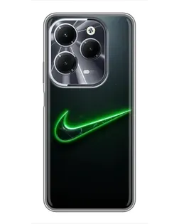 Чохол для Infinix Hot 40 з картинкою «Неоновий контур Nike» Чохол для Infinix Hot 40 з картинкою «Неоновий контур Nike»