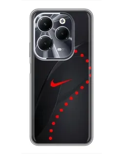 Чехол для Infinix Hot 40 с картинкой «Абстрактный дизайн Nike»