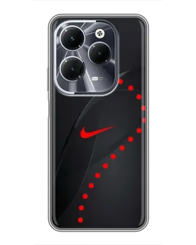 Чехол для Infinix Hot 40 с картинкой «Абстрактный дизайн Nike»