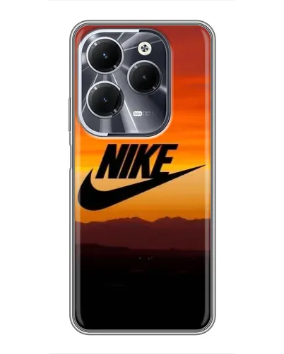 Чехол для Infinix Hot 40 с картинкой «Nike — вечерний горизонт»