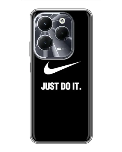 Чехол для Infinix Hot 40 с картинкой «Классический принт Nike»