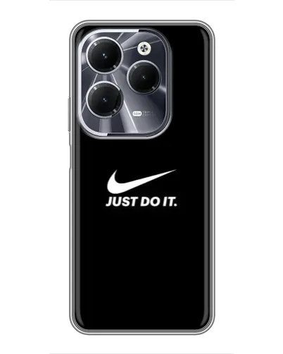 Чехол для Infinix Hot 40 с картинкой «Минимализм от Nike»