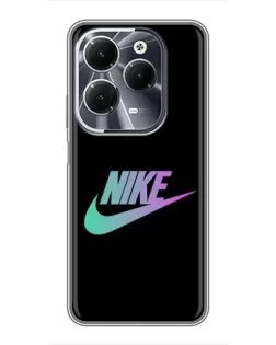 Чехол для Infinix Hot 40 с картинкой «Nike — городская ночь»
