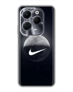 Чехол для Infinix Hot 40 с картинкой «Nike в стиле граффити»