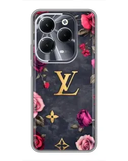 Чехол для Infinix Hot 40 с картинкой «Цветочный Louis Vuitton»