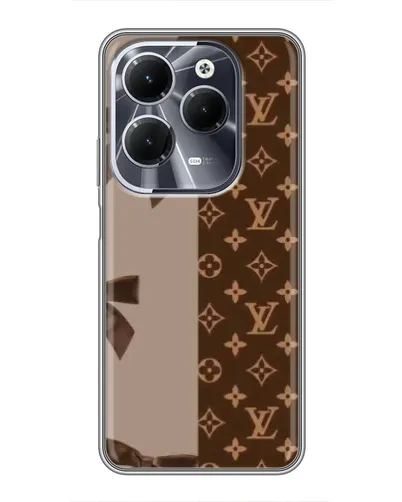 Чехол для Infinix Hot 40 с картинкой «Louis Vuitton — банты»