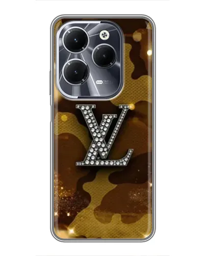 Чехол для Infinix Hot 40 с картинкой «Камуфляжный Louis Vuitton»
