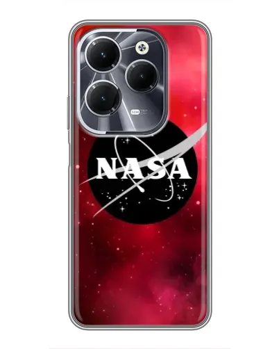 Чехол для Infinix Hot 40 с картинкой «NASA — красная туманность»