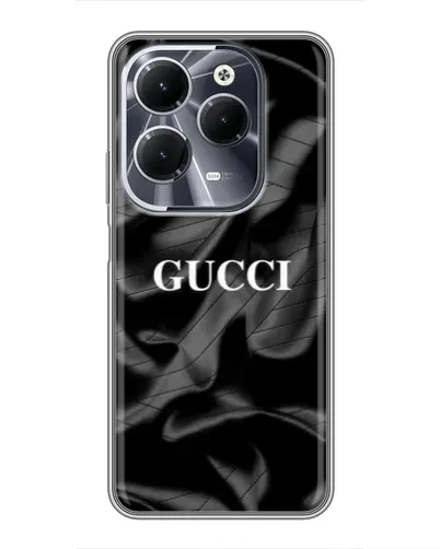 Чехол для Infinix Hot 40 с картинкой «Gucci — шелковые волны» Чехол для Infinix Hot 40 с картинкой «Gucci — шелковые волны»