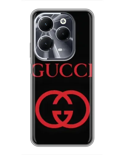 Чехол для Infinix Hot 40 с картинкой «Gucci — красный логотип» Чехол для Infinix Hot 40 с картинкой «Gucci — красный логотип»
