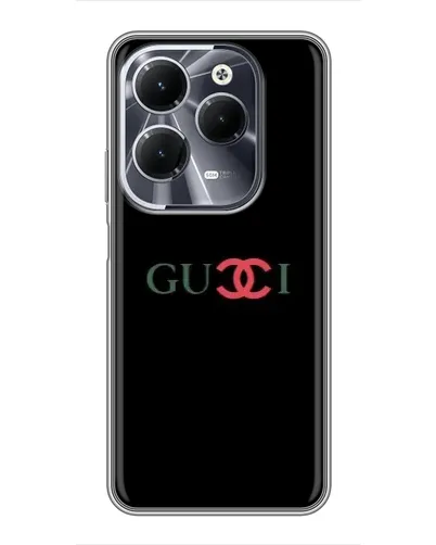 Чехол для Infinix Hot 40 с картинкой «Gucci — красный градиент» Чехол для Infinix Hot 40 с картинкой «Gucci — красный градиент»