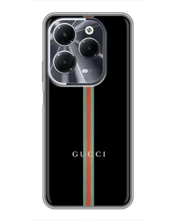 Чохол для Infinix Hot 40 з картинкою «Gucci — строга лінія»