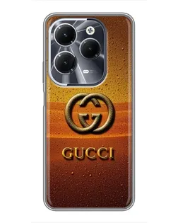 Чохол для Infinix Hot 40 з картинкою «Gucci — сонячний градієнт»
