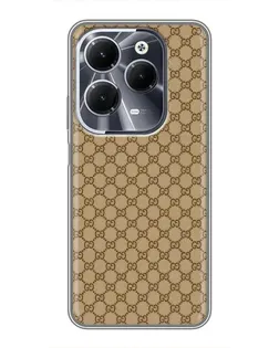Чохол для Infinix Hot 40 з картинкою «Gucci — класичний беж»