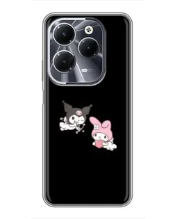 Чохол для Infinix Hot 40 з картинкою «My Melody та Kuromi» Чохол для Infinix Hot 40 з картинкою «My Melody та Kuromi»