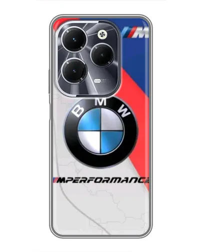 Чехол для Infinix Hot 40 с картинкой «BMW Performance стиль»