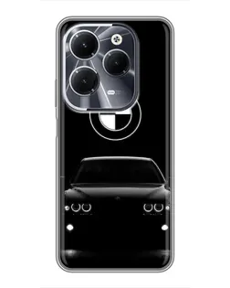 Чехол для Infinix Hot 40 с картинкой «BMW — взгляд из темноты»