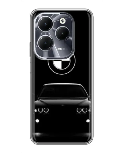 Чехол для Infinix Hot 40 с картинкой «BMW — взгляд из темноты»