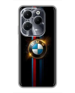 Чехол для Infinix Hot 40 с картинкой «BMW M-Power неон»
