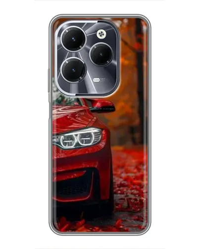 Чехол для Infinix Hot 40 с картинкой «Осенняя BMW M4»