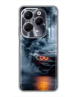 Чехол для Infinix Hot 40 с картинкой «BMW M-Power — абстракция»