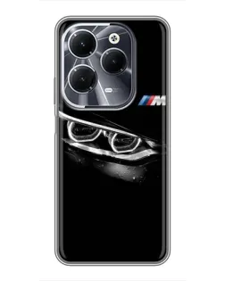 Чехол для Infinix Hot 40 с картинкой «BMW — взгляд тигра»