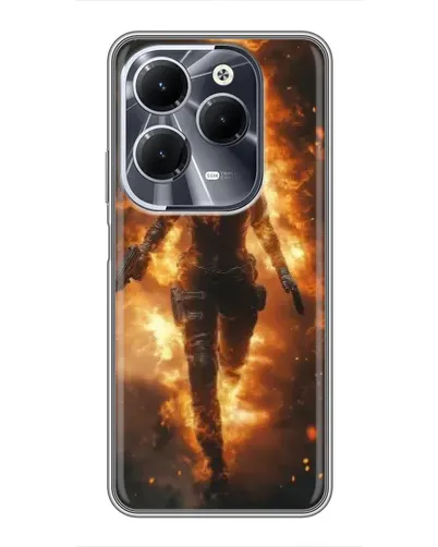 Чехол для Infinix Hot 40 с картинкой «BMW — скорость в дожде» Чехол для Infinix Hot 40 с картинкой «BMW — скорость в дожде»