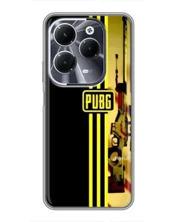 Чехол для Infinix Hot 40 с картинкой «PUBG — камуфляжный шлем»