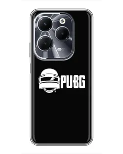 Чехол для Infinix Hot 40 с картинкой «PUBG — классический лого»