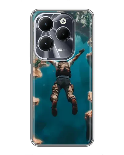 Чехол для Infinix Hot 40 с картинкой «PUBG — свободное падение» Чехол для Infinix Hot 40 с картинкой «PUBG — свободное падение»