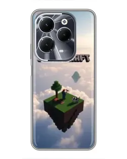 Чехол для Infinix Hot 40 с картинкой «Небесный остров»
