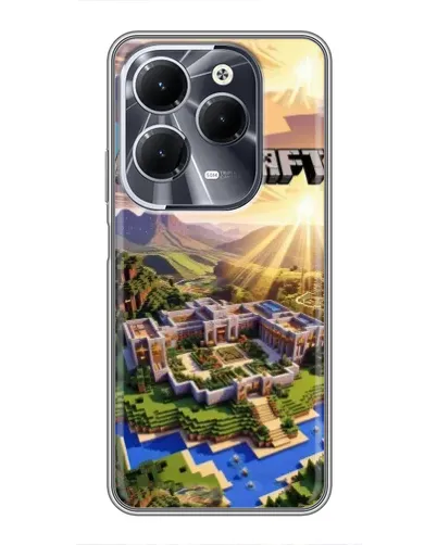 Чехол для Infinix Hot 40 с картинкой «Minecraft панорама» Чехол для Infinix Hot 40 с картинкой «Minecraft панорама»