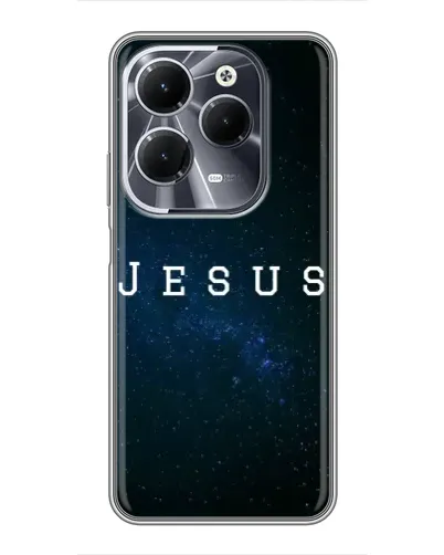 Чехол для Infinix Hot 40 с картинкой «Звездное небо Jesus» Чехол для Infinix Hot 40 с картинкой «Звездное небо Jesus»