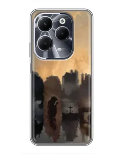 Чехол для Infinix Hot 40 с картинкой «Дорога к вере»