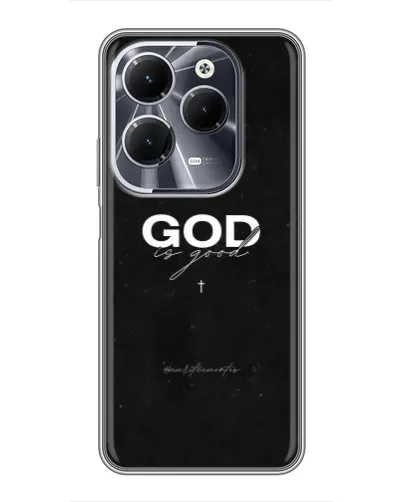 Чехол для Infinix Hot 40 с картинкой «GOD — Бог над всем» Чехол для Infinix Hot 40 с картинкой «GOD — Бог над всем»