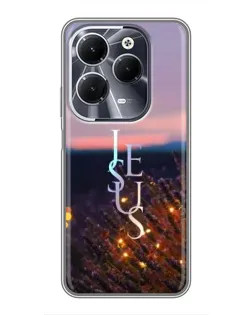 Чохол для Infinix Hot 40 з картинкою «Світло Боже уночі»