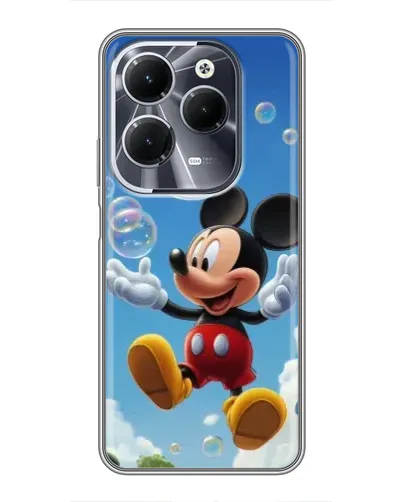 Чехол для Infinix Hot 40 с картинкой «Mickey и мыльные пузыри» Чехол для Infinix Hot 40 с картинкой «Mickey и мыльные пузыри»