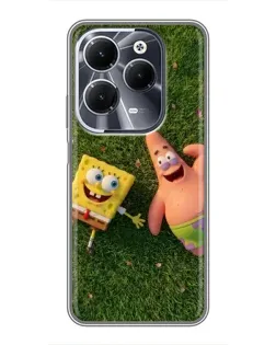Чохол для Infinix Hot 40 з картинкою «Друзі на галявині» Чохол для Infinix Hot 40 з картинкою «Друзі на галявині»