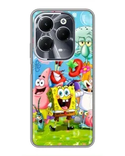 Чохол для Infinix Hot 40 з картинкою «Губка Боб та друзі» Чохол для Infinix Hot 40 з картинкою «Губка Боб та друзі»