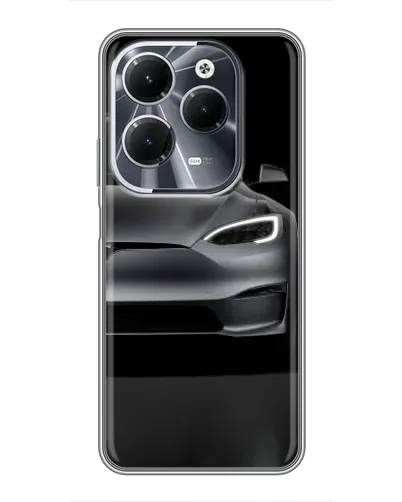 Чехол для Infinix Hot 40 с картинкой «Tesla Model S Look»