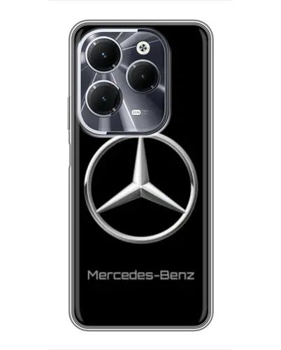Чехол для Infinix Hot 40 с картинкой «Mercedes Silver Logo» Чехол для Infinix Hot 40 с картинкой «Mercedes Silver Logo»