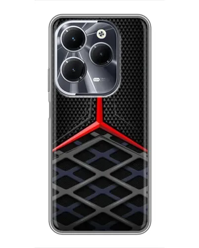 Чехол для Infinix Hot 40 с картинкой «Mercedes Carbon Grid» Чехол для Infinix Hot 40 с картинкой «Mercedes Carbon Grid»
