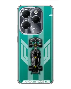 Чехол для Infinix Hot 40 с картинкой «Mercedes AMG Petronas»