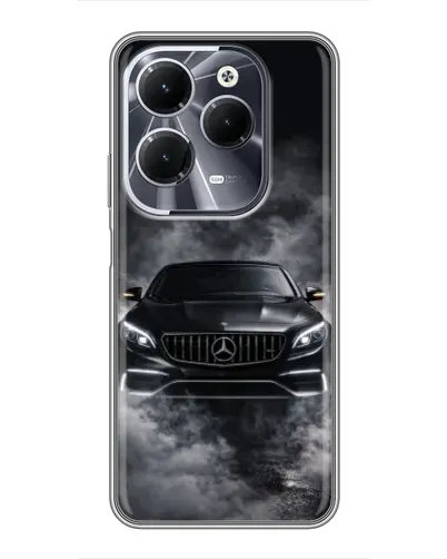 Чехол для Infinix Hot 40 с картинкой «Mercedes в дыму» Чехол для Infinix Hot 40 с картинкой «Mercedes в дыму»