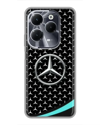 Чехол для Infinix Hot 40 с картинкой «Mercedes — бирюзовый акцент» Чехол для Infinix Hot 40 с картинкой «Mercedes — бирюзовый акцент»