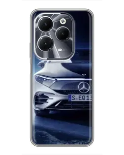Чехол для Infinix Hot 40 с картинкой «Mercedes EQ — будущее»