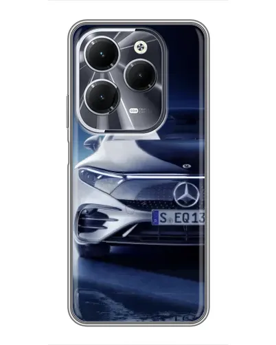 Чехол для Infinix Hot 40 с картинкой «Mercedes EQ — будущее» Чехол для Infinix Hot 40 с картинкой «Mercedes EQ — будущее»